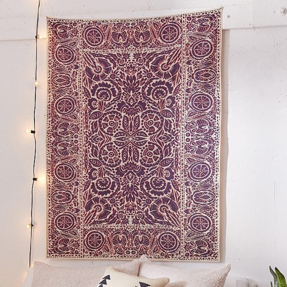 Urban Outfitters Stacie Woodblock Tapestry